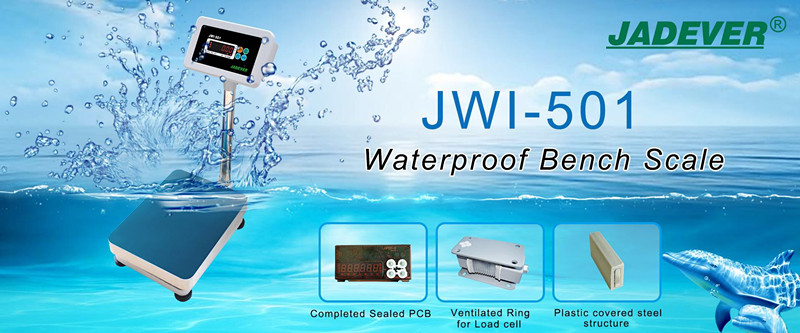 ميزان Jadever JWI-501 مقاوم للماء للمأكولات البحرية IP68