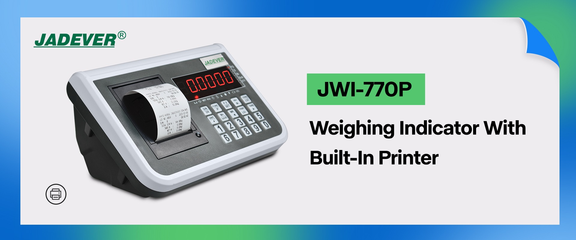 مؤشر الوزن المدمج في جهاز JADEVER JWI-770P يجعل إدارة الوزن في متناول الجميع