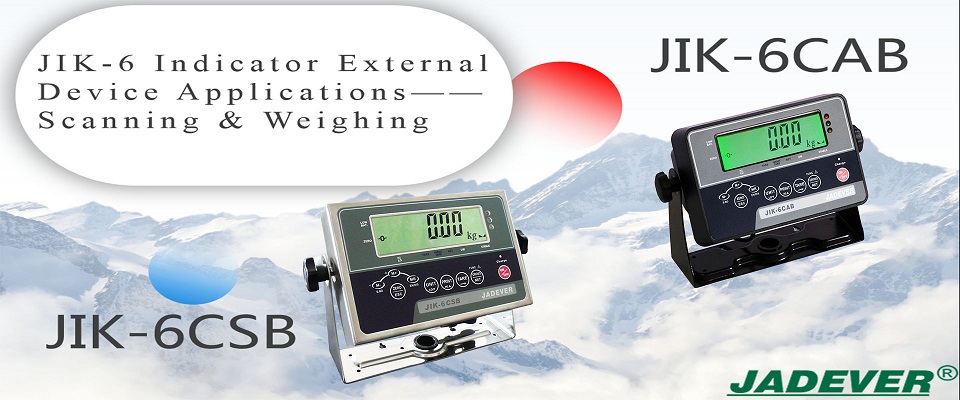 تطبيقات الأجهزة الخارجية لمؤشر JIK-6 - المسح والوزن