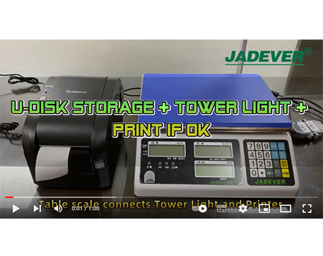  Jadever نطاق العد مع USB القرص، ضوء برج طباعة إذا موافق