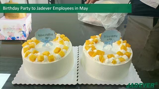 حفلة عيد ميلاد لموظفي JADEVER في مايو
