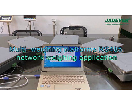  Jadever منصة وزن متعددة جداول ' RS485 شبكة الاتصال